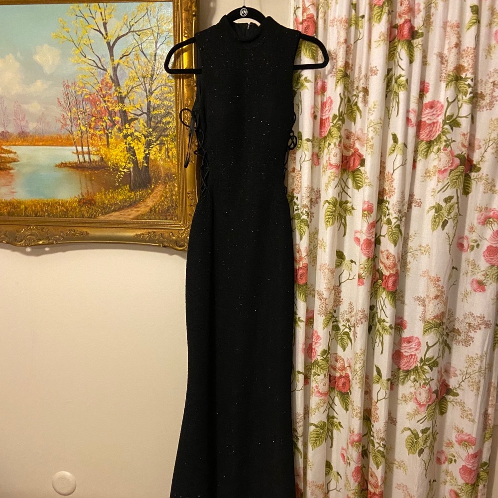 XScape Evening Gown, Lace up sides; Slight train 2